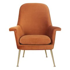 AIMEE VELVET ARM CHAIR, SFV4701C