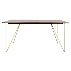 CAPTAIN HAIRPIN LEGS WOOD DINING TABLE