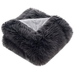 FAUX GREY SHADOW FOX, THR707A-5060
