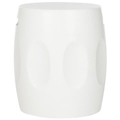 Zuri Indoor/Outdoor Modern Concrete Round 17.7-Inch H Accent Table