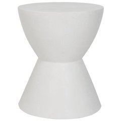 Athena Indoor/Outdoor Modern Concrete Round 17.7-Inch H Accent Table