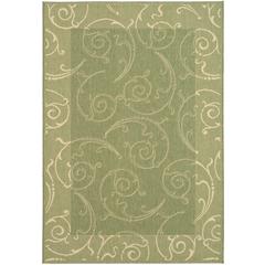 COURTYARD, OLIVE / NATURAL, 9' X 12', Area Rug, CY2665-1E06-9
