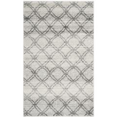 Adirondack, SILVER / CHARCOAL, 3' X 5', Area Rug, ADR105P-3