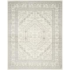 Adirondack, IVORY / SILVER, 12' X 18', Area Rug, ADR108B-1218