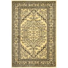 Adirondack, GOLD / BLACK, 5'-1" X 7'-6", Area Rug