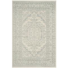 Adirondack, IVORY / SLATE, 4' X 6', Area Rug, ADR108S-4