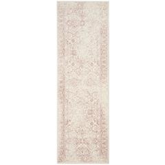 Adirondack, IVORY / ROSE, 2'-6" X 12', Area Rug