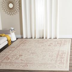Adirondack, IVORY / ROSE, 9' X 12', Area Rug