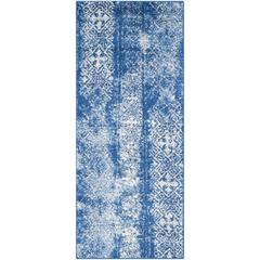 Adirondack, SILVER / BLUE, 2'-6" X 6', Area Rug, ADR111F-26