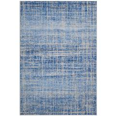 Adirondack, BLUE / SILVER, 5'-1" X 7'-6", Area Rug, ADR116D-5