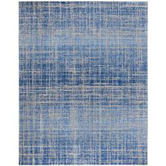 Adirondack, BLUE / SILVER, 9' X 12', Area Rug