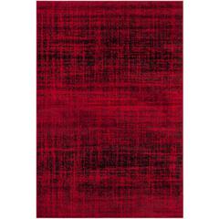 Adirondack, RED / BLACK, 5'-1" X 7'-6", Area Rug, ADR116F-5