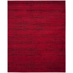 Adirondack, RED / BLACK, 9' X 12', Area Rug, ADR117F-9