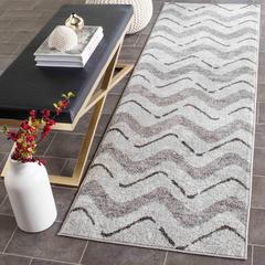 Adirondack, SILVER / CHARCOAL, 2'-6" X 6', Area Rug, ADR121P-26