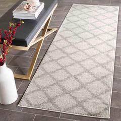 Adirondack, IVORY / SILVER, 2'-6" X 12', Area Rug, ADR122B-212