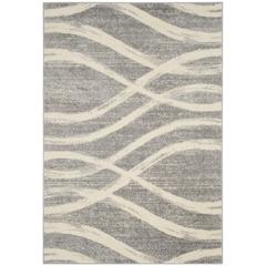 Adirondack, GREY / CREAM, 4' X 6', Area Rug