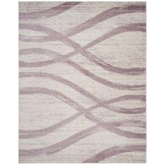 Adirondack, CREAM / PURPLE, 9' X 12', Area Rug, ADR125L-9