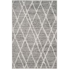 Adirondack, IVORY / SILVER, 4' X 6', Area Rug, ADR128B-4
