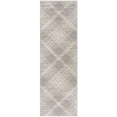 Adirondack, LIGHT GREY / IVORY, 2'-6" X 12', Area Rug
