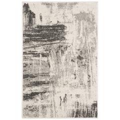 Adirondack, IVORY / GREY, 3' X 5', Area Rug, ADR133C-3