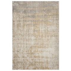 ADIRONDACK, CREME / GOLD, 5'-1" X 7'-6", Area Rug
