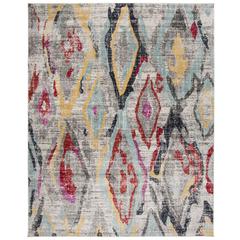 ADIRONDACK, LIGHT GREY / RED, 9' X 12', Area Rug, ADR209F-9