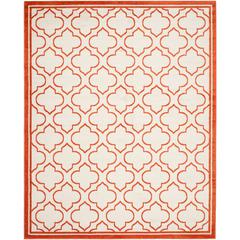 AMHERST, IVORY / ORANGE, 9' X 12', Area Rug, AMT412F-9