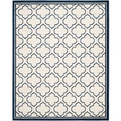 AMHERST, IVORY / NAVY, 9' X 12', Area Rug, AMT412M-9