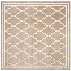 AMHERST, WHEAT / BEIGE, 7' X 7' Square, Area Rug, AMT414S-7SQ