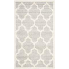 AMHERST, LIGHT GREY / BEIGE, 3' X 5', Area Rug, AMT420B-3