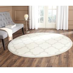 AMHERST, BEIGE / LIGHT GREY, 9' X 9' Round, Area Rug, AMT420E-9R