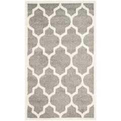 AMHERST, DARK GREY / BEIGE, 3' X 5', Area Rug, AMT420R-3