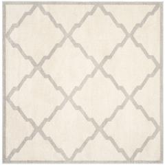AMHERST, BEIGE / LIGHT GREY, 7' X 7' Square, Area Rug, AMT421E-7SQ