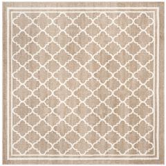 AMHERST, WHEAT / BEIGE, 7' X 7' Square, Area Rug, AMT422S-7SQ