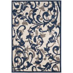 AMHERST, IVORY / NAVY, 4' X 6', Area Rug, AMT428M-4