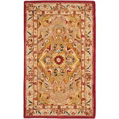 ANATOLIA, GOLD / IVORY, 4' X 6', Area Rug