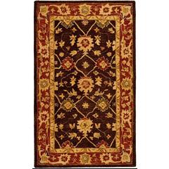 ANATOLIA, OLIVE / RUST, 4' X 6', Area Rug