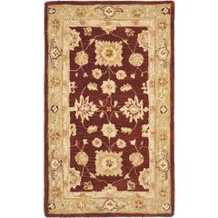 ANATOLIA, RED / SAGE, 4' X 6', Area Rug
