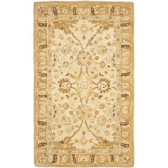 ANATOLIA, SILVER / LIGHT BROWN, 3' X 5', Area Rug