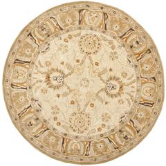 ANATOLIA, SILVER / LIGHT BROWN, 6' X 6' Round, Area Rug