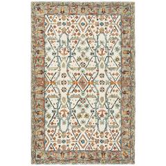 ASPEN, IVORY / BLUE, 6' X 9', Area Rug, APN308A-6