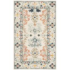 ASPEN, IVORY / BLUE, 4' X 6', Area Rug, APN310A-4