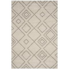 ARIZONA SHAG, IVORY / BEIGE, 4' X 6', Area Rug, ASG744A-4