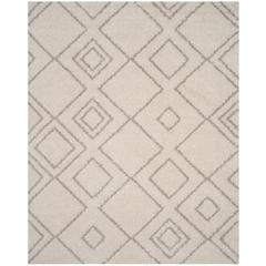 ARIZONA SHAG, IVORY / BEIGE, 8' X 10', Area Rug, ASG744A-8