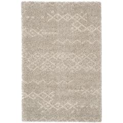 ARIZONA SHAG, GREY / IVORY, 5'-1" X 7'-6", Area Rug, ASG745D-5
