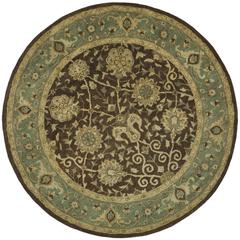 ANTIQUITY, BROWN / GREEN, 6' X 6' Round, Area Rug, AT21G-6R