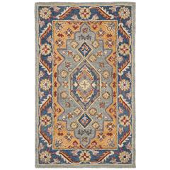 ANTIQUITY, BLUE / GOLD, 2'-3" X 8', Area Rug, AT504M-28