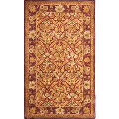 ANTIQUITY, WINE / GOLD, 3' X 5', Area Rug, AT51A-3