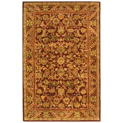 ANTIQUITY, WINE / GOLD, 6' X 9', Area Rug, AT52B-6