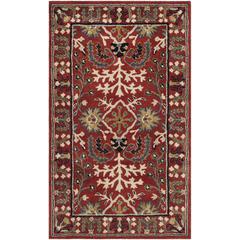 ANTIQUITY, RED / MULTI, 4' X 6', Area Rug